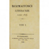 Rozmaitości literackie z roku 1825 - 1827