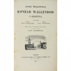 Konrad Wallenrod i Grażyna - Adam Mickiewicz