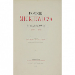 Pomnik Mickiewicza w Warszawie 1897-1898