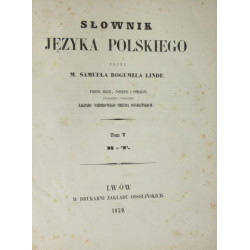 Słownik Języka Polskiego - LINDE SAMUEL BOGUMIŁ