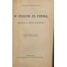 W pogoni za formą : wrażenia z pobytu w Moskwie, Nowakowski Zygmunt