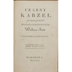 Czarny karzeł. T. I-II w 1 wol., Walter Scott