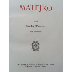 Matejko - Stanisław Witkiewicz