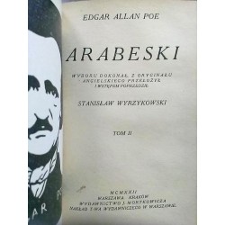 Arabeski. T. I - II w 1 wol., Poe Edgar Allan
