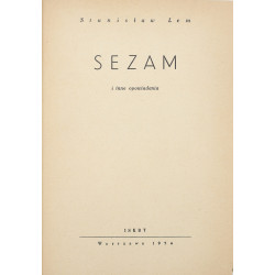 Lem Stanisław - Sezam i inne opowiadania [wydanie pierwsze 1954] [okł. Jan Młodożeniec]