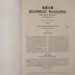 Piwarski Jan Feliks, Kram malowniczy warszawski czyli Obrazy miejscowe z ubiegłych czasów