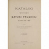 Katalog wystawy sztuki polskiej od roku 1764-1886