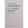 Świat poety : rozmowy z Josifem Brodskim - Solomon Wołkow,